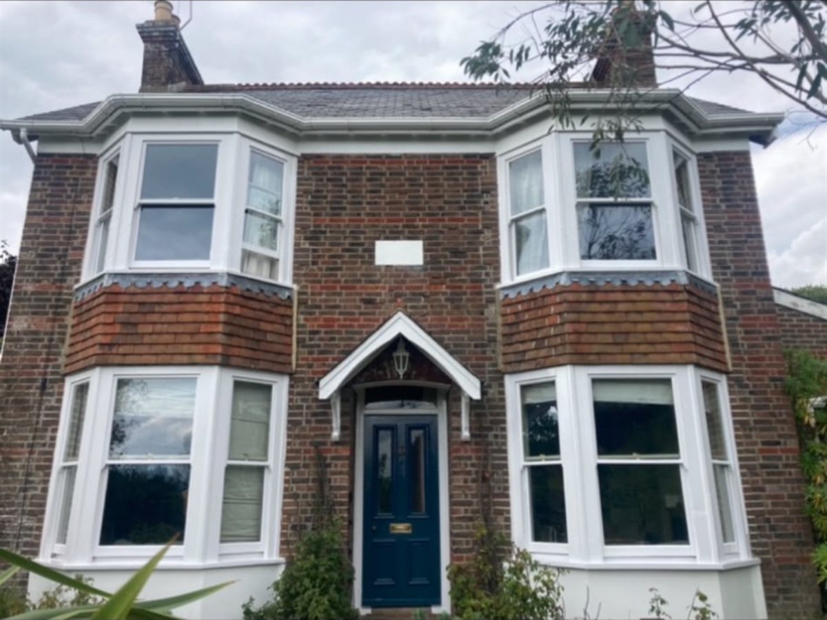 After, Victorian villa: tired windows and door brought back to life