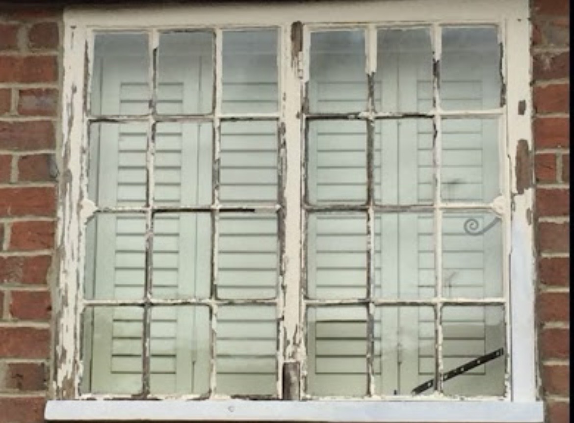 Before, Timber windows, stripped, repaired and repainted